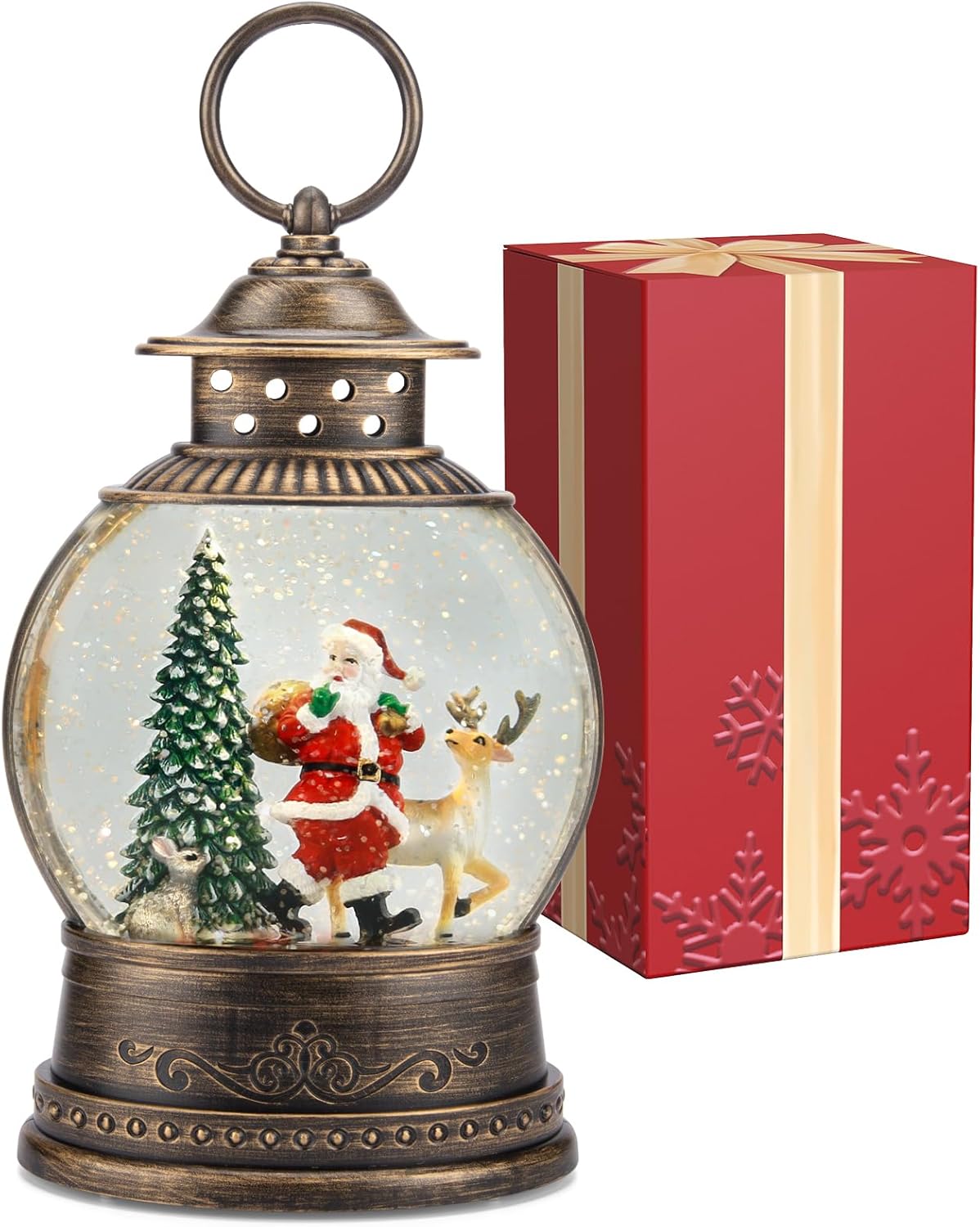 Christmas Snow Globe Lantern w – обзор и цена Snow Globe Musical