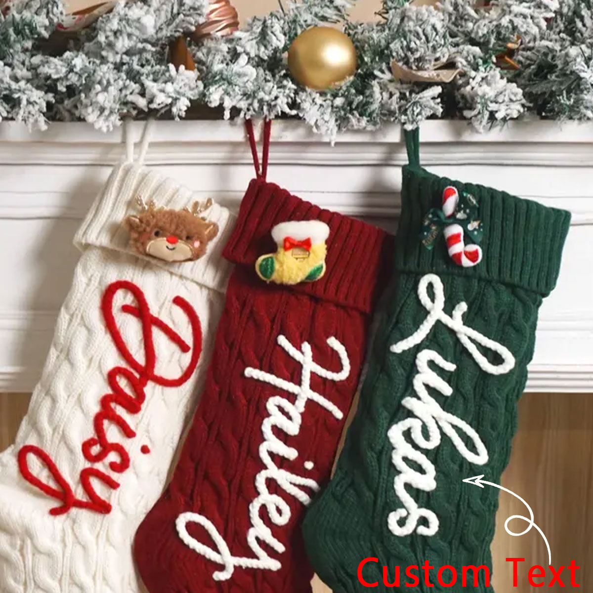 1PC Christmas decorative stock – обзор и цена Christmas Stocking Hanging