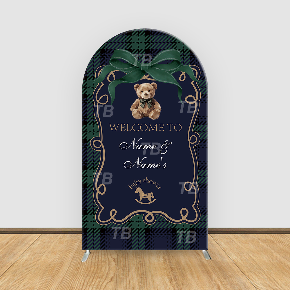Teddy Bear Plaid Theme Arch Ba – обзор и цена Christmas Throw Blanket
