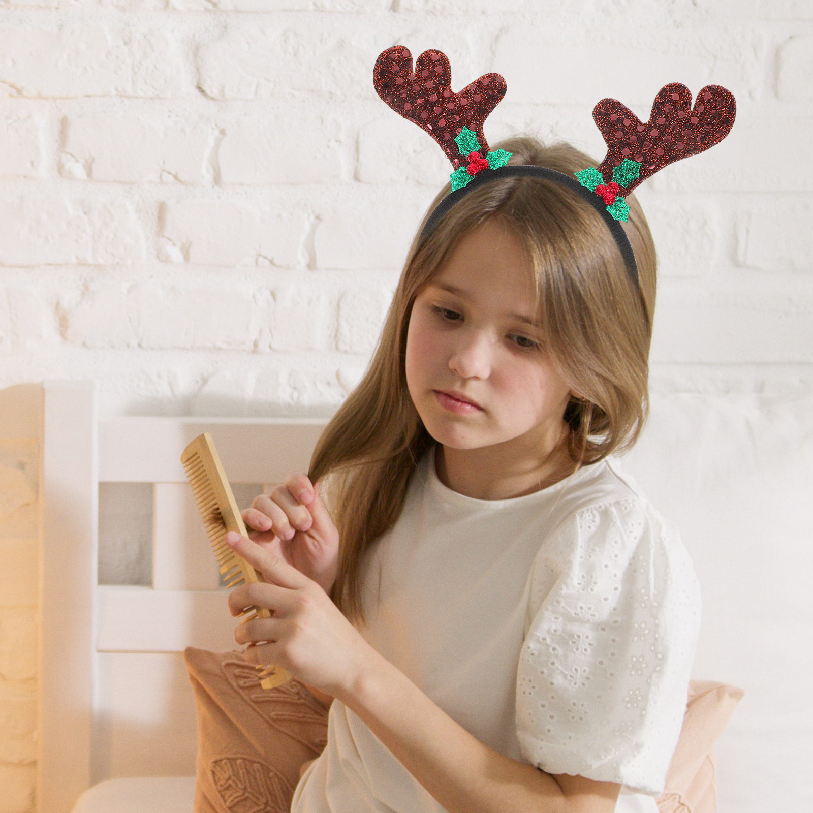 2Pcs Antler Headband Xmas Chri – обзор и цена Reindeer Antlers Headband