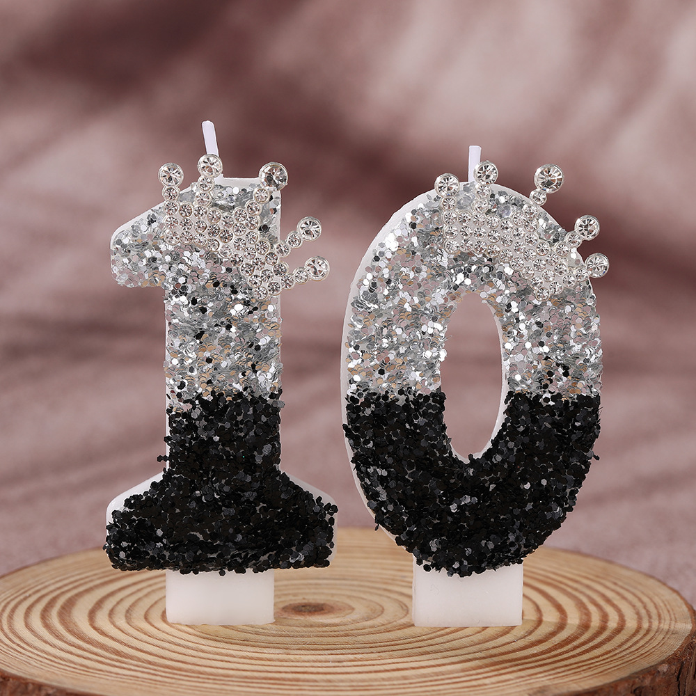 Black Silver Gradient Crown Ha – обзор и цена Holiday Candle Set