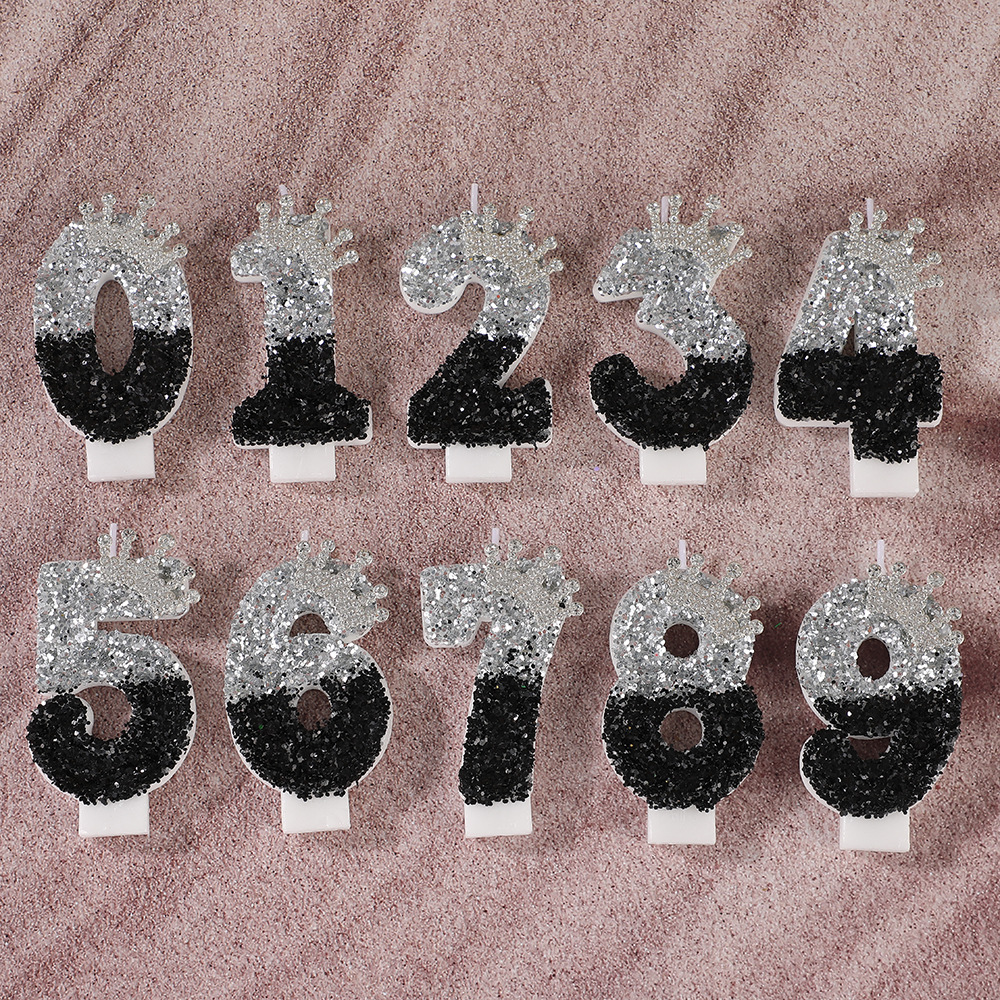 Black Silver Gradient Crown Ha – обзор и цена Holiday Candle Set