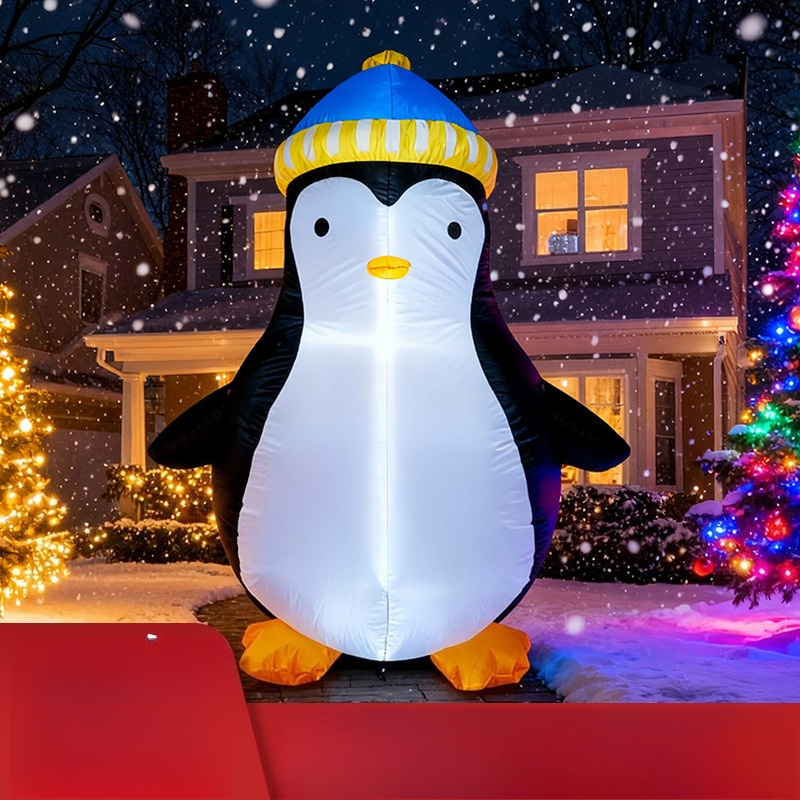 1.5M Christmas Penguin Inflata – обзор и цена Christmas Lights Outdoor