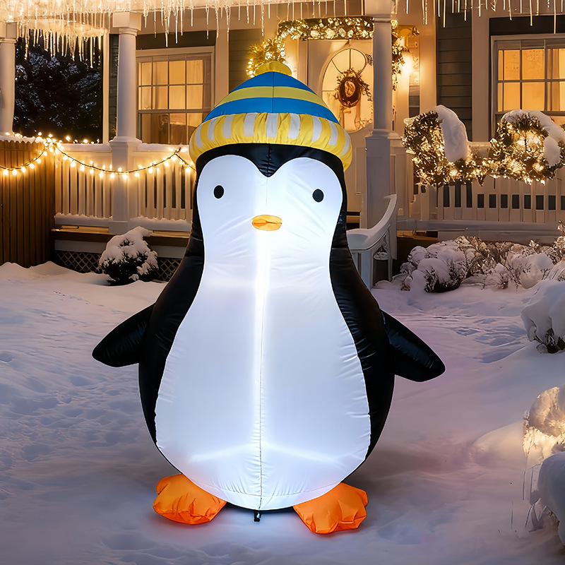 1.5M Christmas Penguin Inflata – обзор и цена Christmas Lights Outdoor