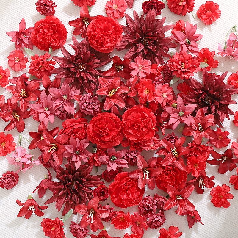 20Pcs Red Artificial Flowers H – обзор и цена Christmas Wreath Fake