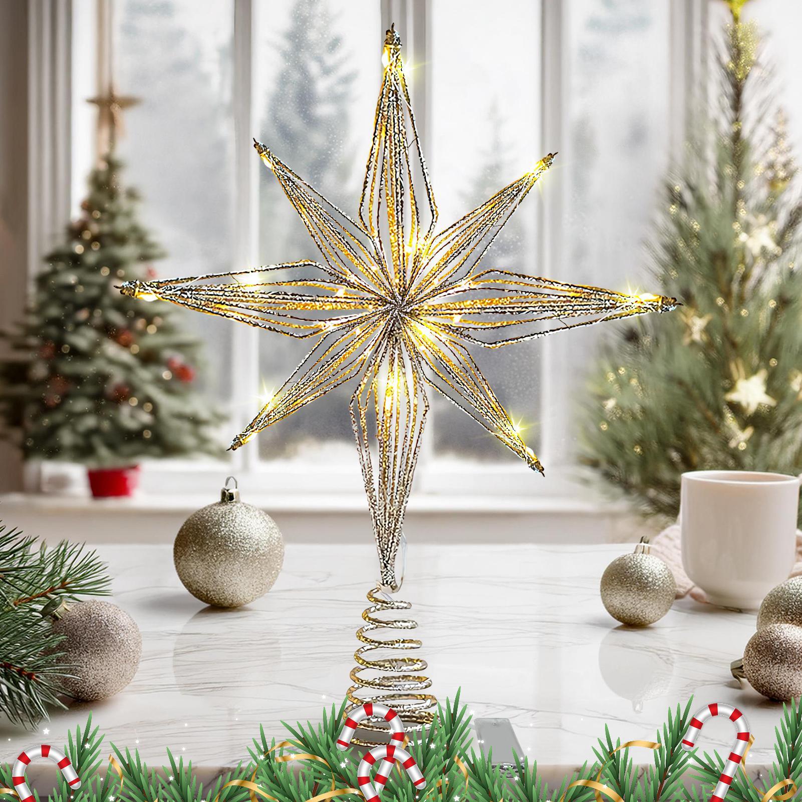 Christmas Tree Topper 3D Star  – обзор и цена Star Tree Topper
