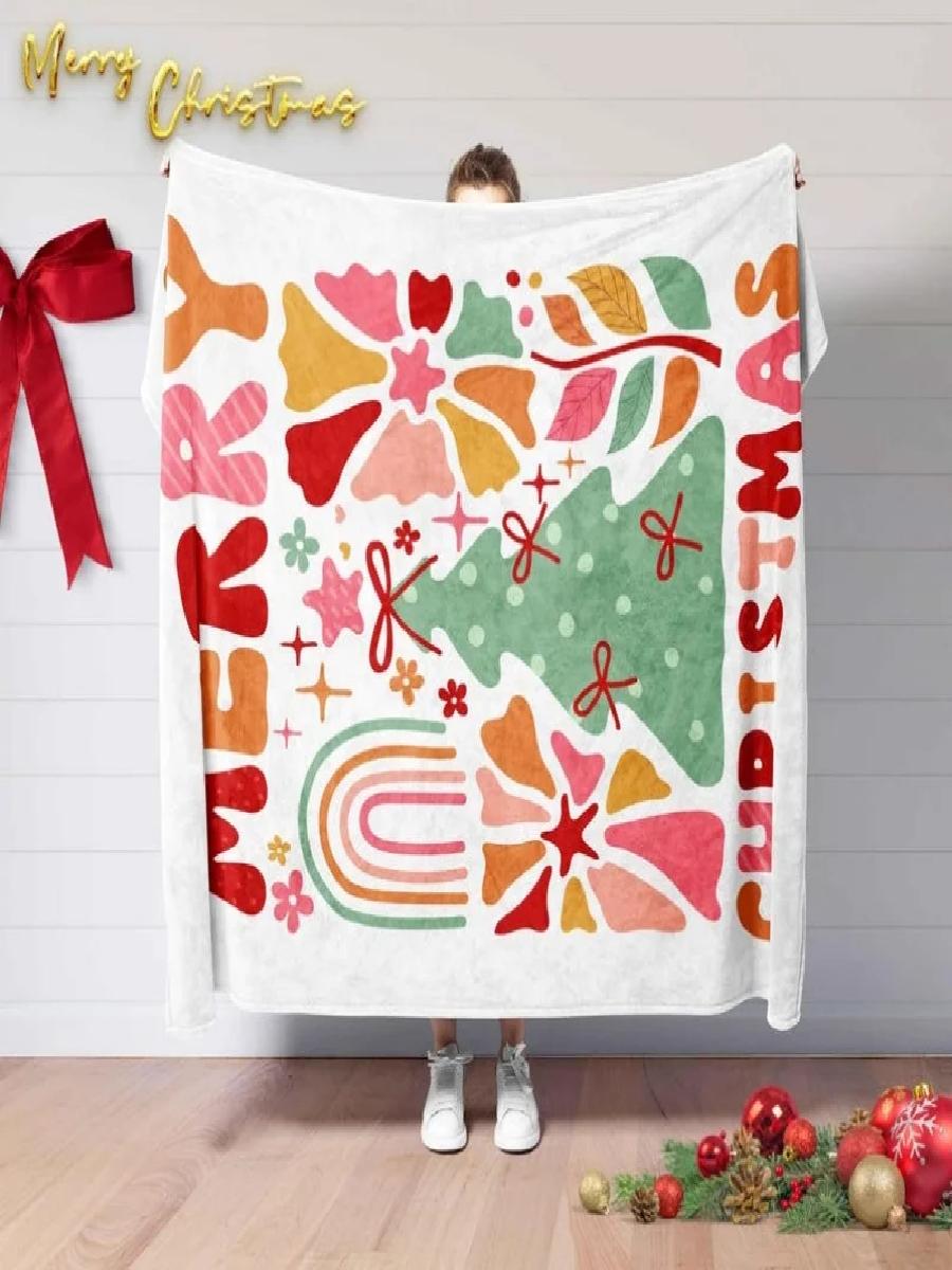 Merry Christmas Flannel Blanke – обзор и цена Christmas Throw Blanket